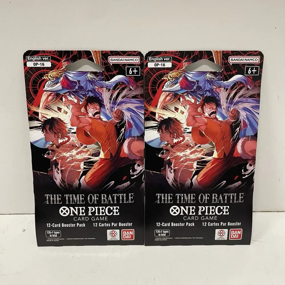 2x One Piece The Time Of Battle TCG Lot Of 2 Booster Pack Ready To Ship